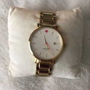Kate Spade Gramercy Grand Gold Watch